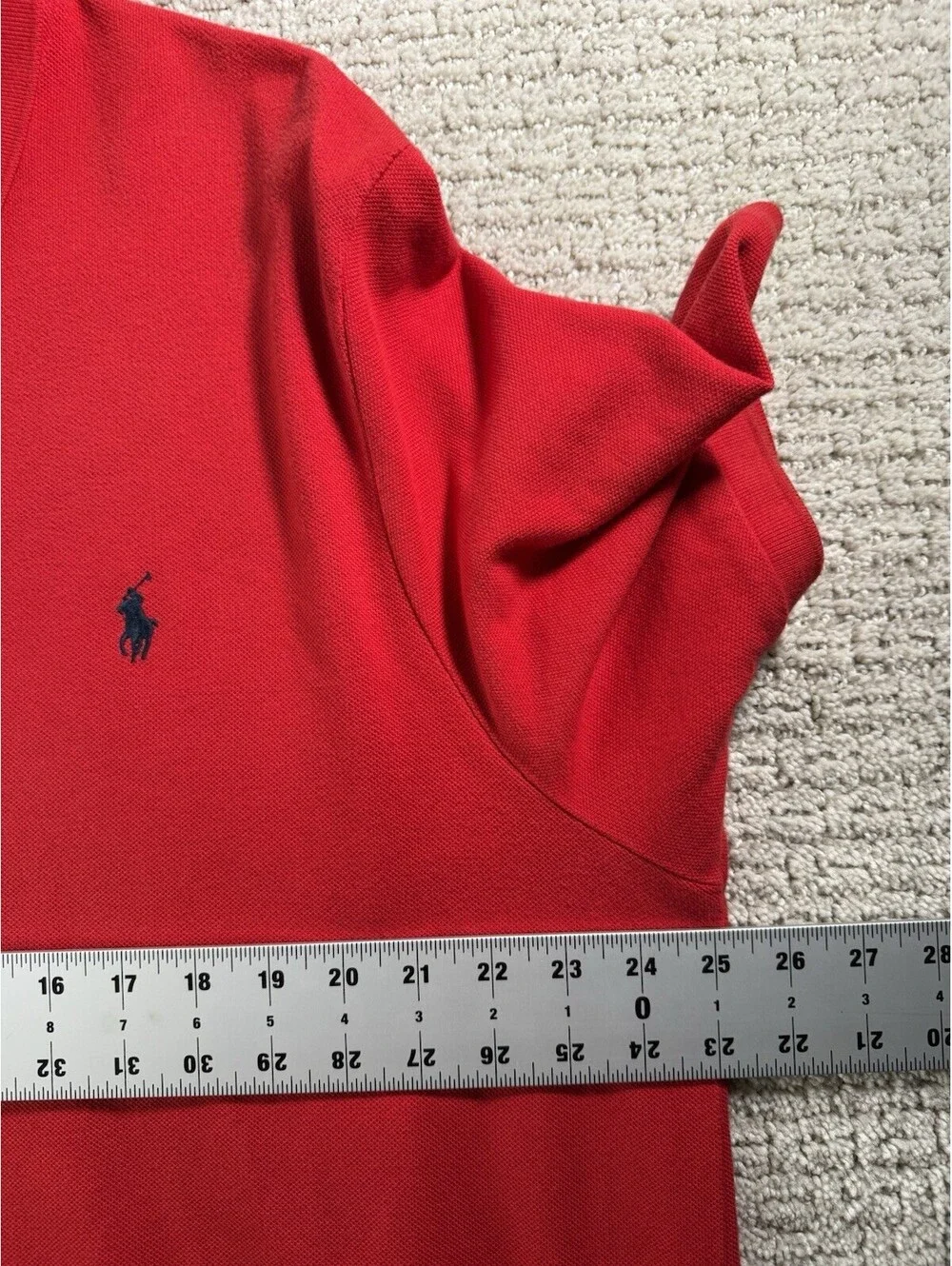 Polo Ralph Lauren Shirt Mens XL Red Pony Classic Fit Preppy Tall Cotton Office